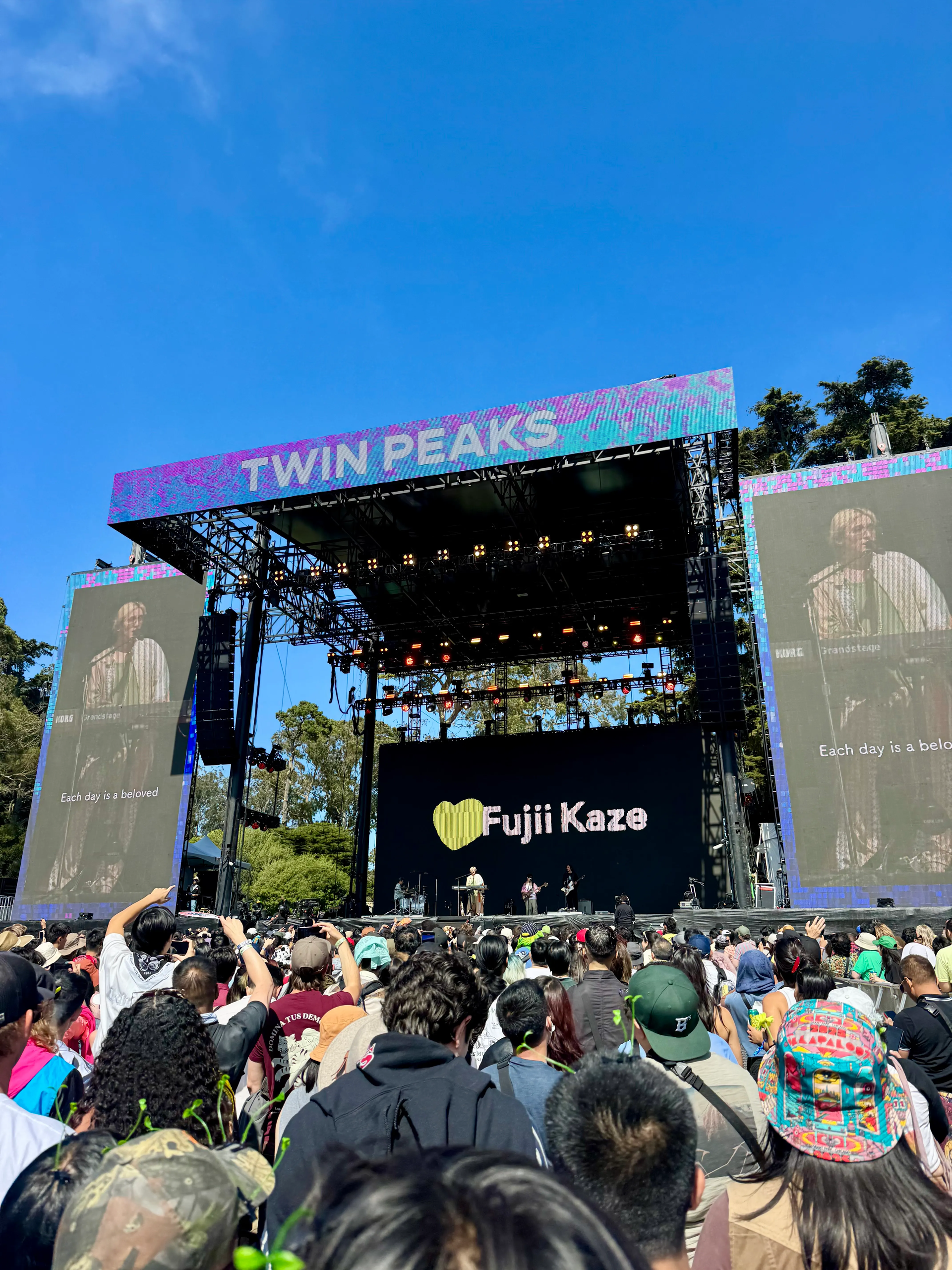 <em>Seeing one of my new favorite artists at Outside Lands</em>