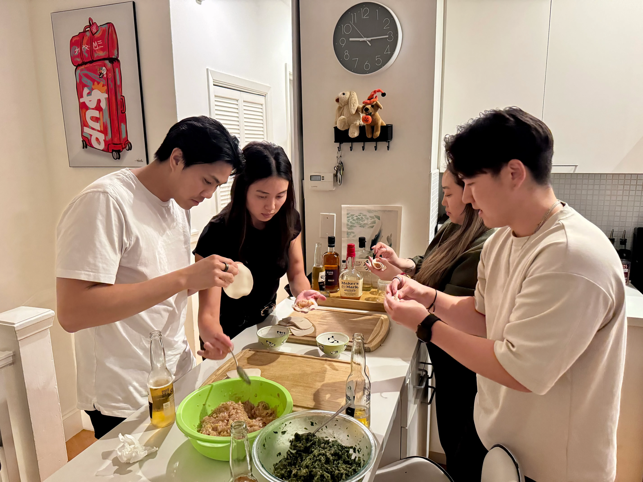 <em>First time making homemade dumplings + the night Luka got traded to the Lakers</em>