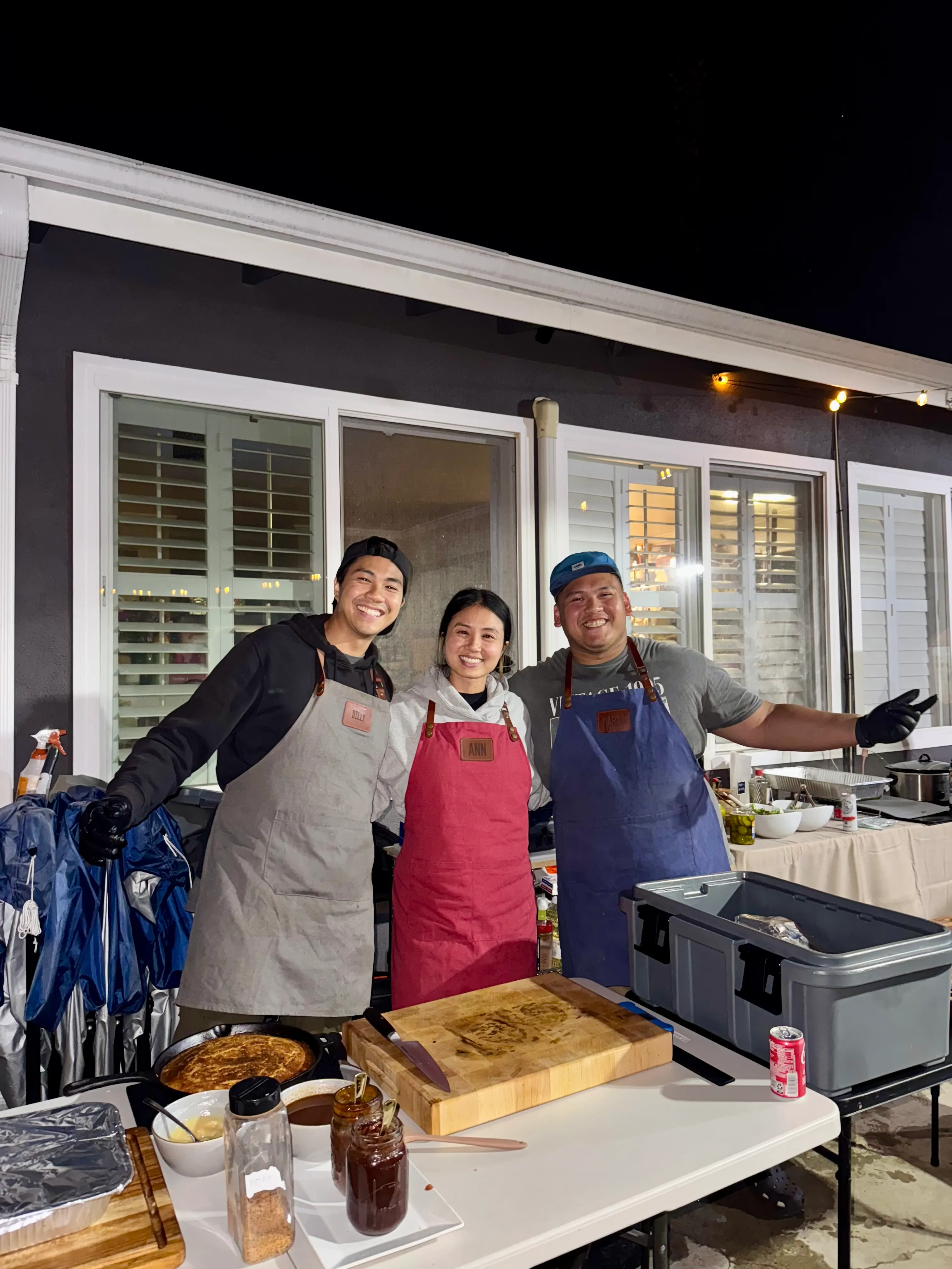 <em>Friendsgiving with chef friends</em>